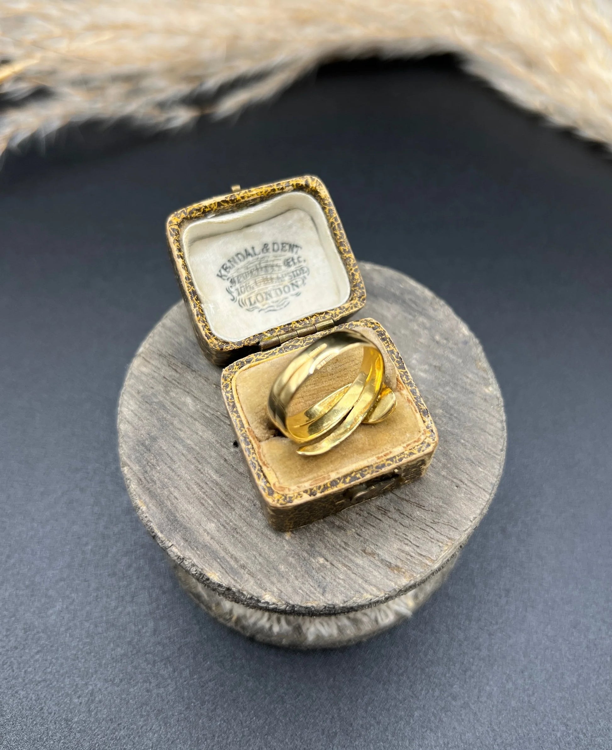 Edwardian 18 Carat Yellow Gold Diamond Snake Ring, Hallmarked Chester 1903