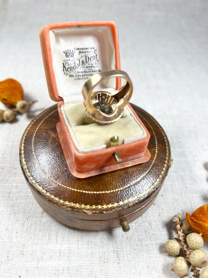 Vintage 1960's 18 Carat Gold, Tiered Dome Shaped, Diamond Cocktail Ring