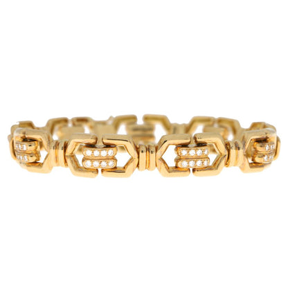 Mauboussin 1.45ct Diamond Set 18ct Yellow Gold Link Bracelet