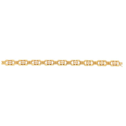 Mauboussin 1.45ct Diamond Set 18ct Yellow Gold Link Bracelet