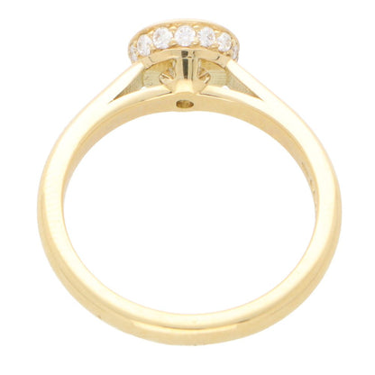 1.38ct Bezel Set Diamond Solitaire Engagement Ring in 18ct Yellow Gold