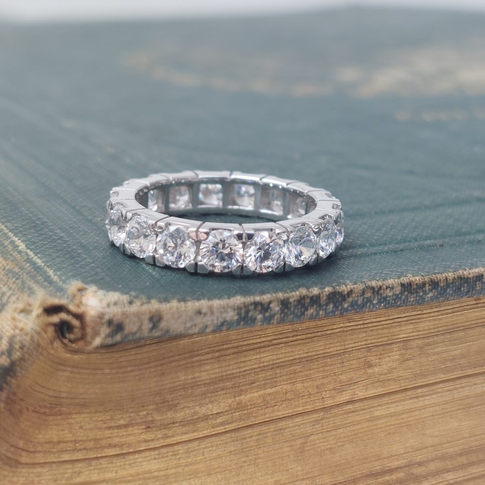 3.80ct Full Brilliant Cut Diamond Eternity Ring