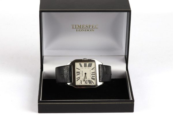 Gents Cartier Santos Dumont 18ct White Gold Gents Watch