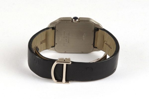 Gents Cartier Santos Dumont 18ct White Gold Gents Watch