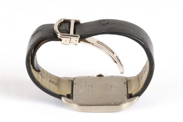 Gents Cartier Santos Dumont 18ct White Gold Gents Watch