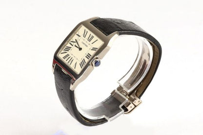 Gents Cartier Santos Dumont 18ct White Gold Gents Watch