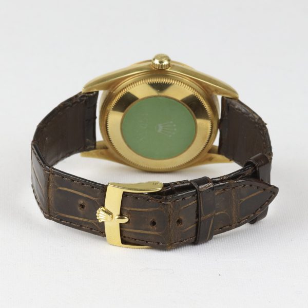 Gents Rolex Oyster Perpetual Date 18ct Yellow Gold 34mm Ref: 15238