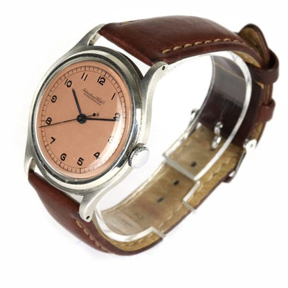 Gents Vintage IWC Pink Dial Watch 38mm