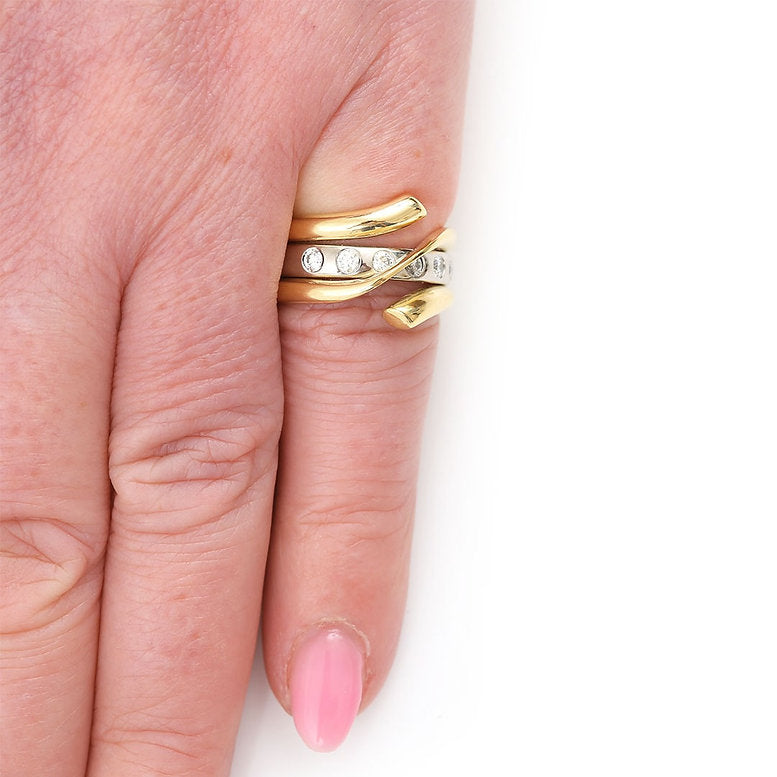 Georg Jensen 18ct Yellow Gold Magic Band Ring by Regitz Overgaard