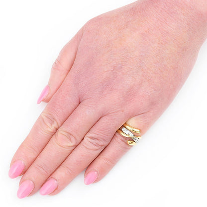 Georg Jensen Diamond Set 18ct White Gold Magic Band Ring, designed by Regitz Overgaard