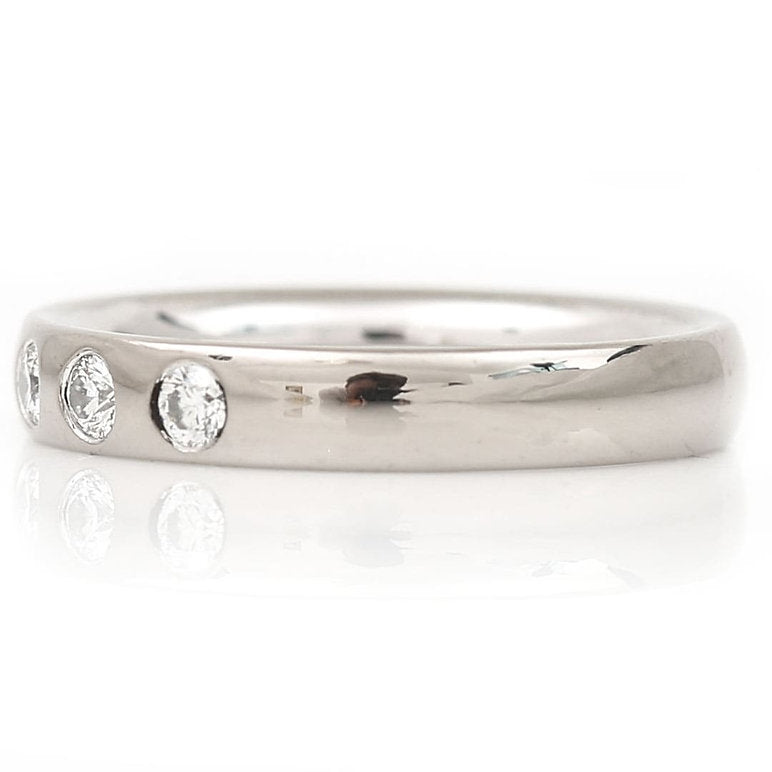 Georg Jensen Diamond Set 18ct White Gold Magic Band Ring, designed by Regitz Overgaard