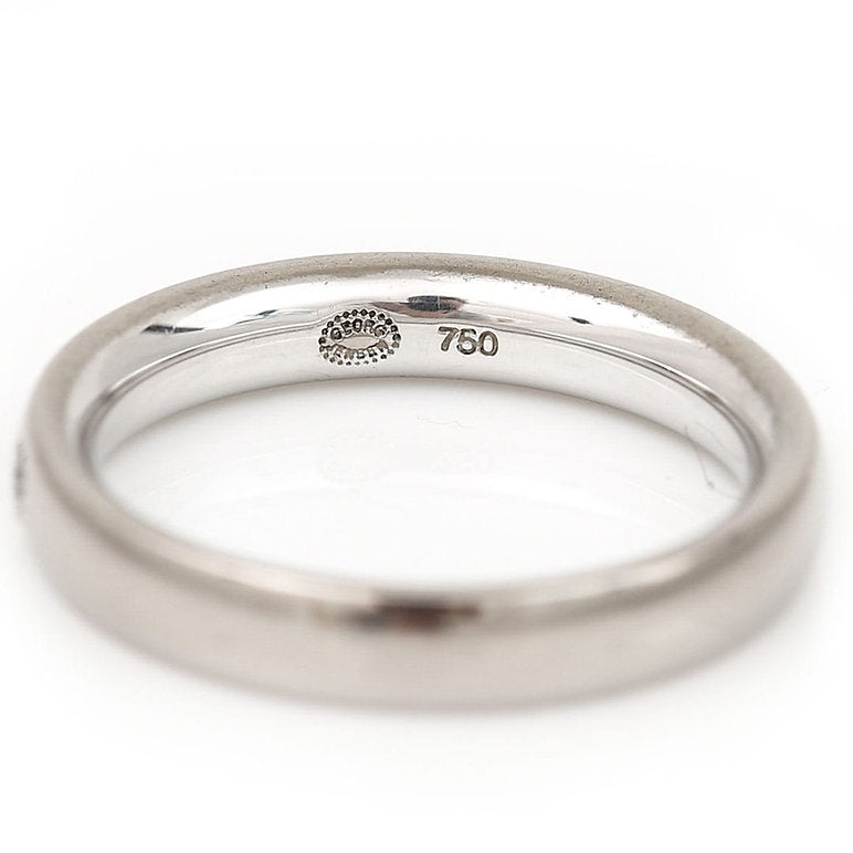 Georg Jensen Diamond Set 18ct White Gold Magic Band Ring, 0.45 carat total