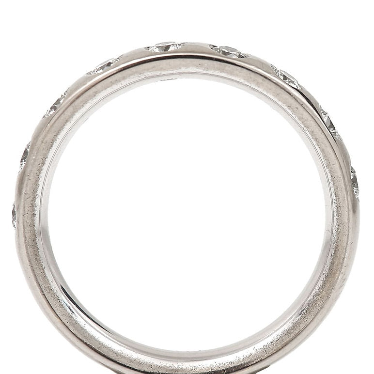 Georg Jensen Diamond Set 18ct White Gold Magic Band Ring, 0.45 carats