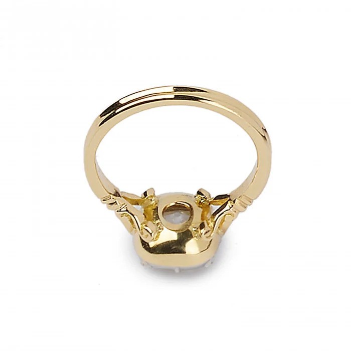 Georgian Style GIA Certified 2.72ct J VS2 Old Cut Diamond Solitaire Engagement Ring