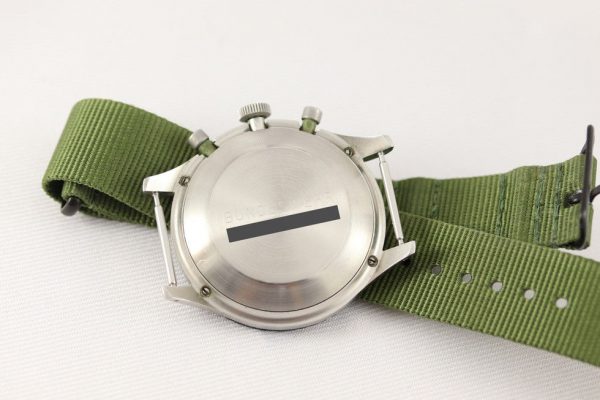 Vintage Gents Heuer Bundeswehr Chronograph Wristwatch