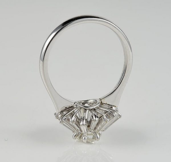 Spectacular Vintage 2.10ct Diamond Cocktail Ring