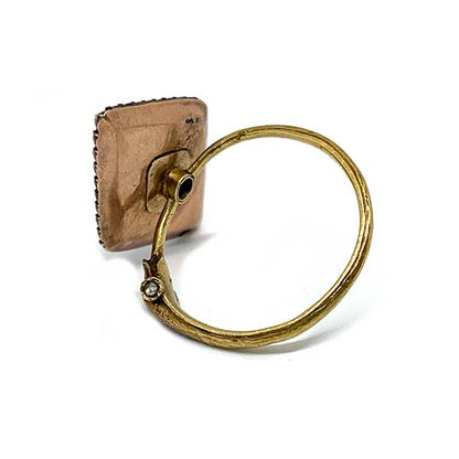 Antique Georgian Miniature Portrait Ring