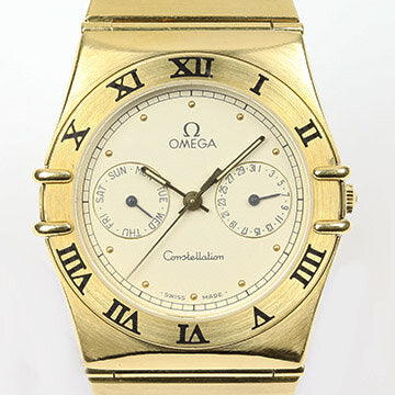 Omega Constellation Day Date 18ct Yellow Gold 33mm Quartz Watch