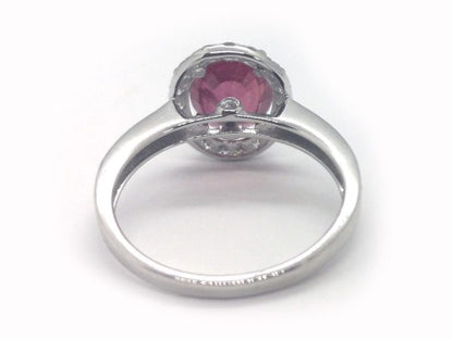 2.62ct Ruby and Diamond Cluster Ring in 18ct White Gold