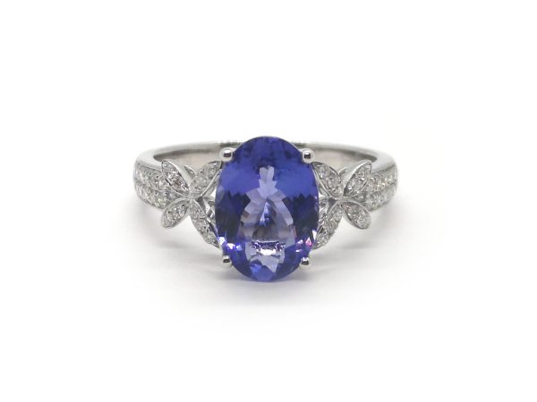 Tanzanite and Diamond Engagement Ring, 5.60ct