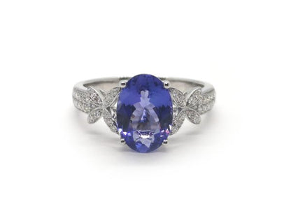 Tanzanite and Diamond Engagement Ring, 5.60ct