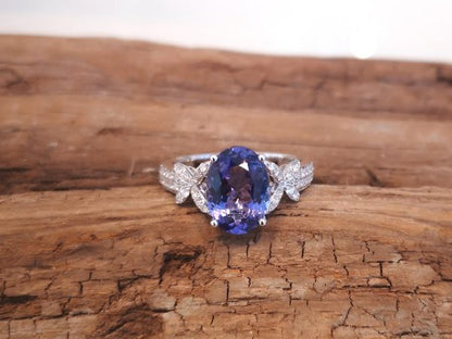 Tanzanite and Diamond Engagement Ring, 5.60ct
