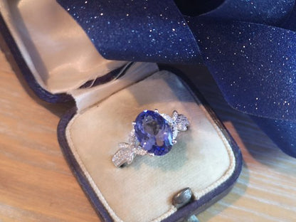 Tanzanite and Diamond Engagement Ring, 5.60ct