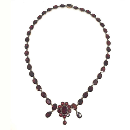 Antique Georgian Garnet Necklace