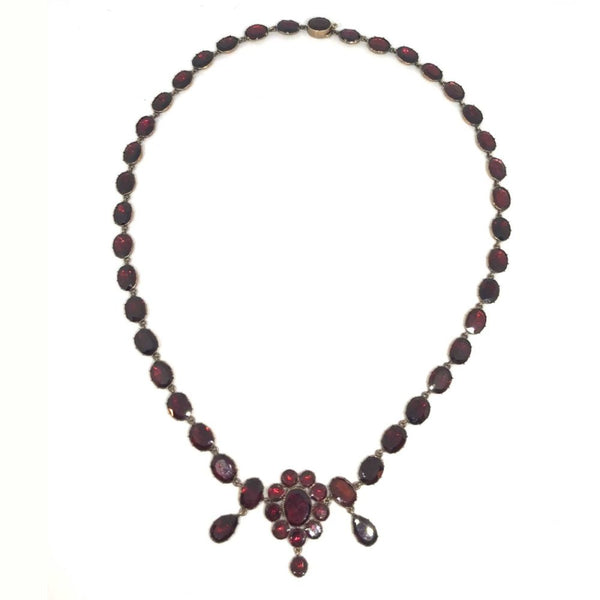 Antique Georgian Garnet Necklace