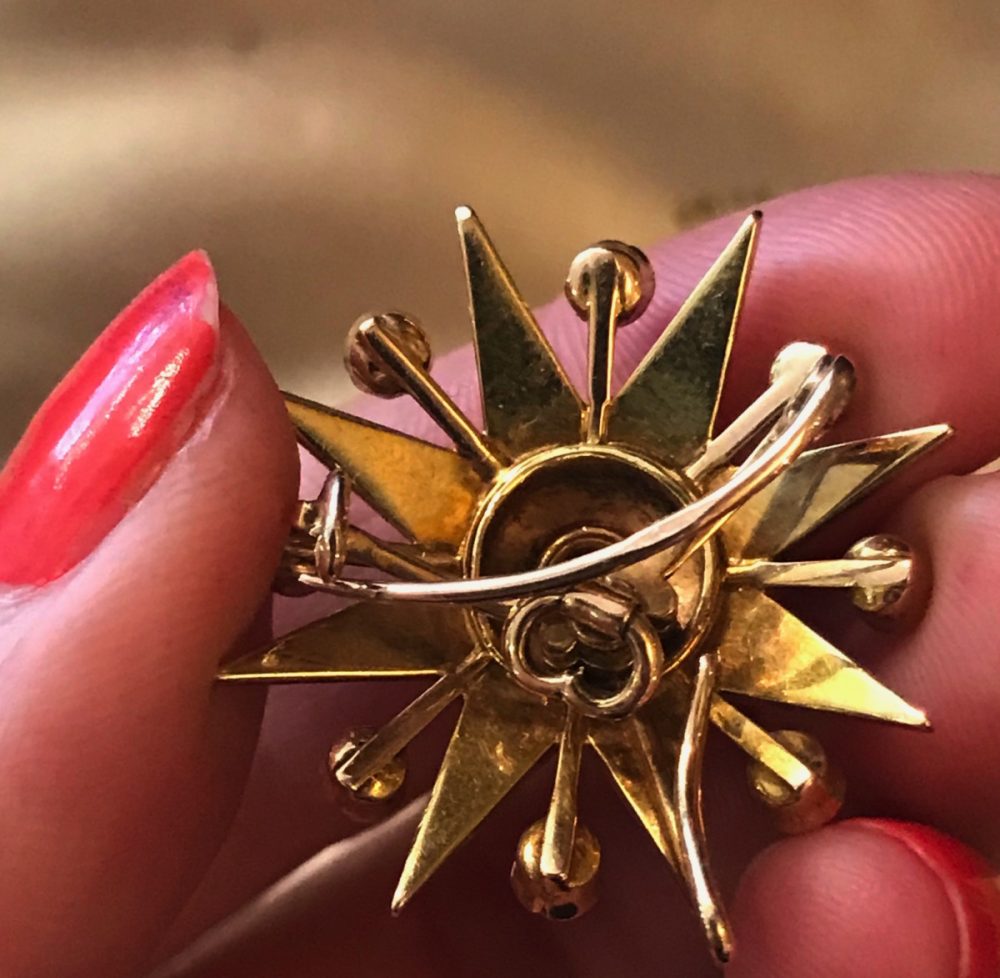 Antique Victorian Edwardian Seed Pearl Necklace & Brooch