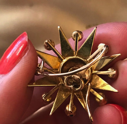 Antique Victorian Edwardian Seed Pearl Necklace & Brooch