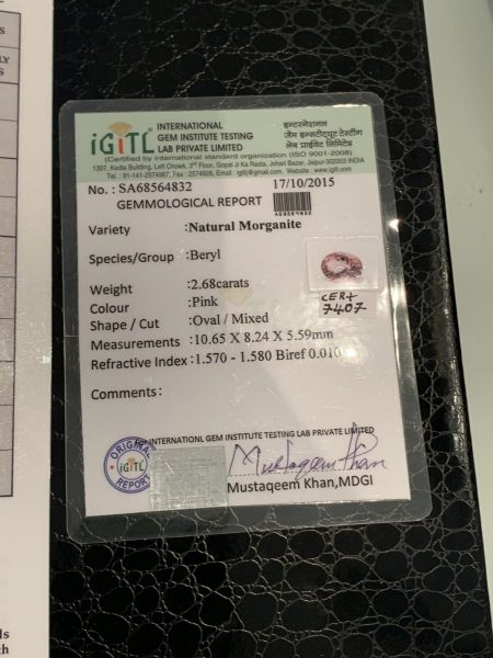 Morganite and Diamond Cluster Ring in 18ct Rose Gold