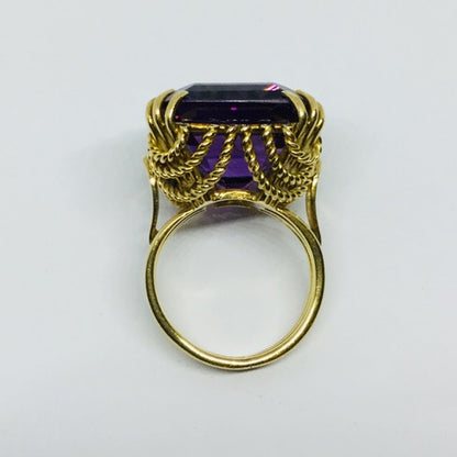 Vintage Amethyst Dress Ring
