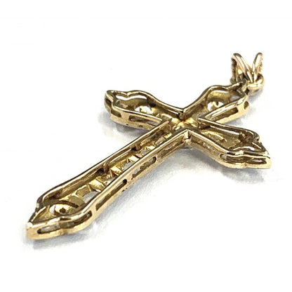 Antique Art Deco Diamond Cross Pendant