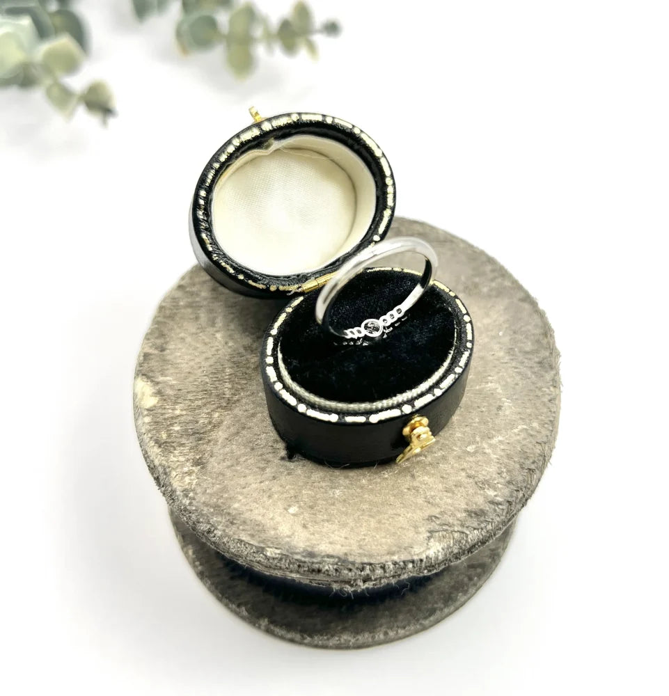 Vintage 0.75ct Diamond Solitaire Engagement Ring in Platinum