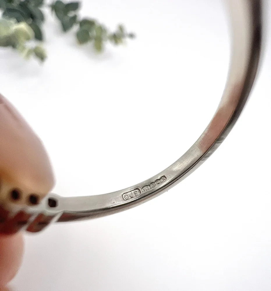 Vintage 0.75ct Diamond Solitaire Engagement Ring in Platinum