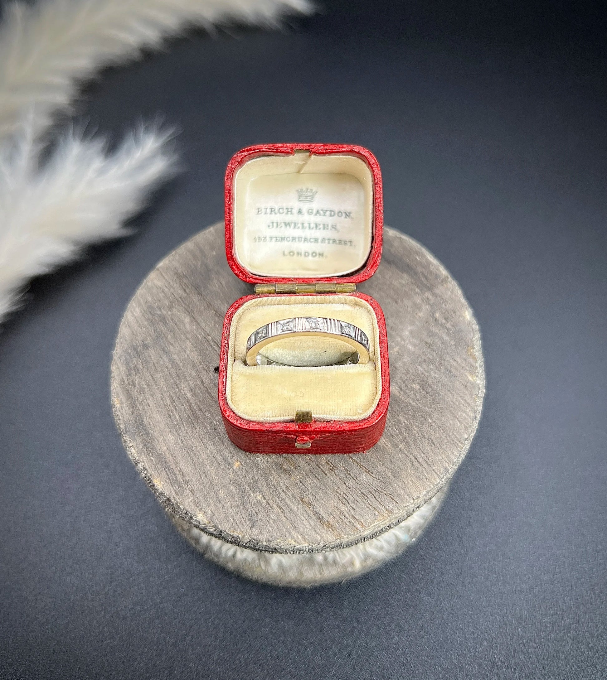 Antique 1920's Platinum, Diamond Eternity Ring