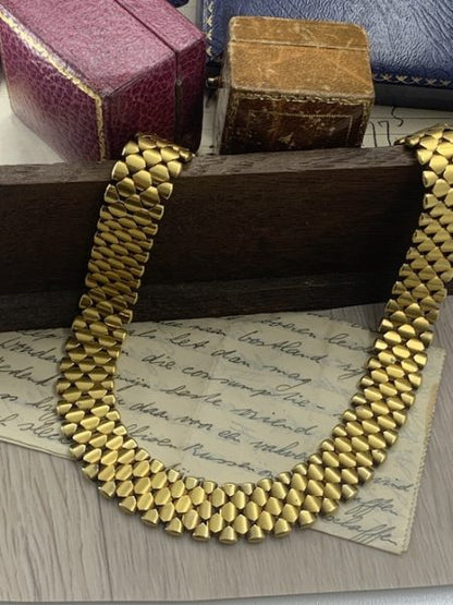 Antique Victorian gold necklace 1880