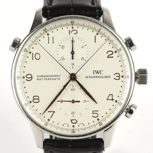 IWC Portuguese Chronograph Rattrapante Split Seconds Watch 41mm