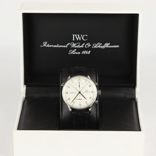 IWC Portuguese Chronograph Rattrapante Split Seconds Watch 41mm