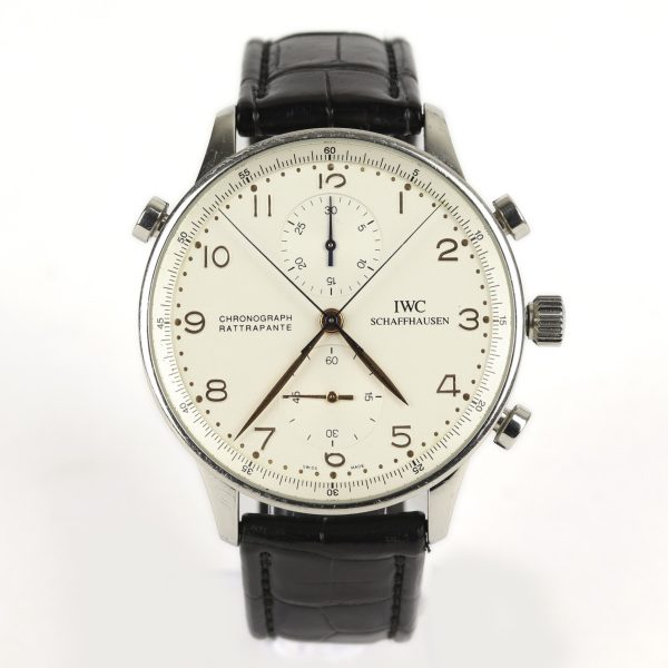IWC Portuguese Chronograph Rattrapante Split Seconds Watch 41mm