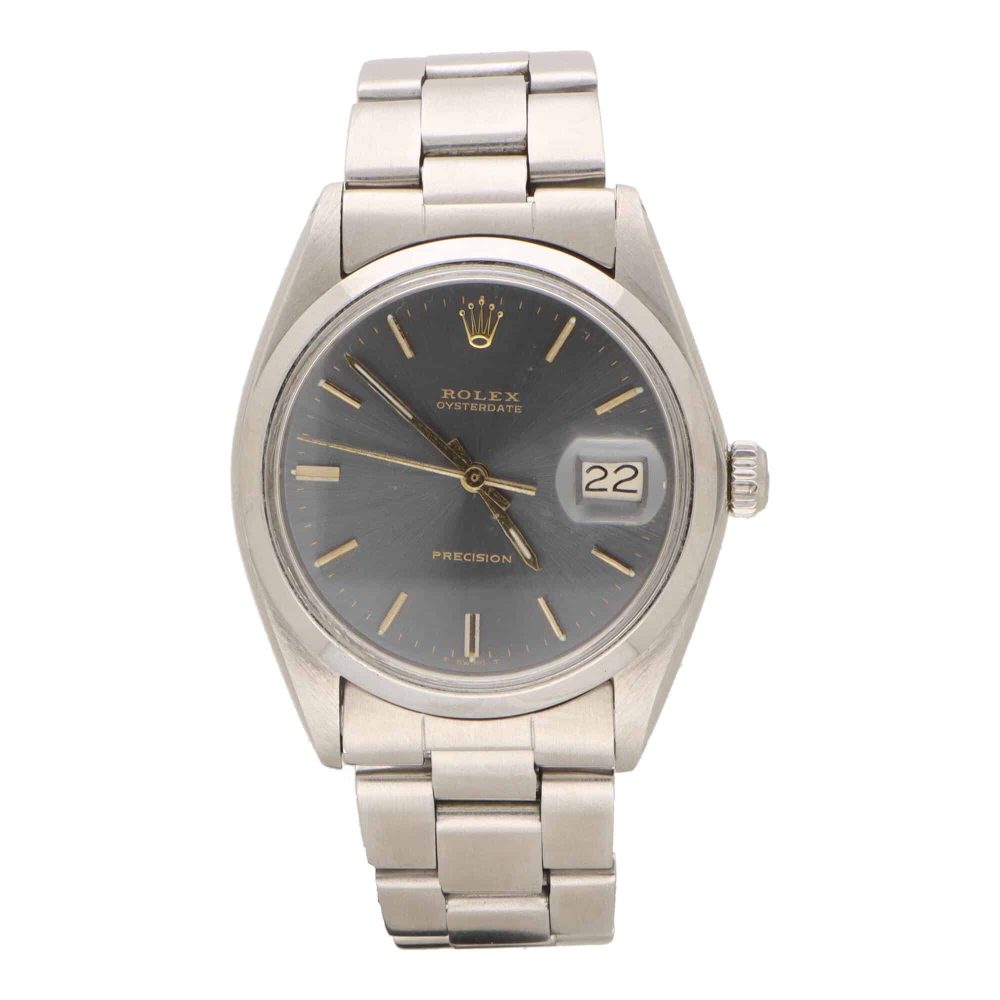 Vintage 1969 Manual Rolex Oysterdate Watch, Ref 6694