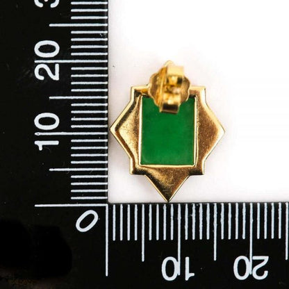 Boodles 18 Carat Gold Jade Necklace, Earrings and Matching Ring, Circa 2000