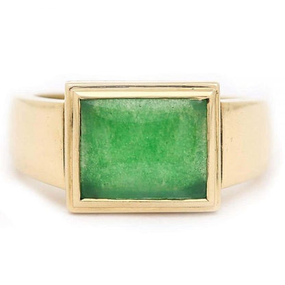 Boodles 18 Carat Gold Jade Necklace, Earrings and Matching Ring, Circa 2000