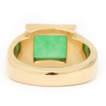 Boodles 18 Carat Gold Jade Necklace, Earrings and Matching Ring, Circa 2000