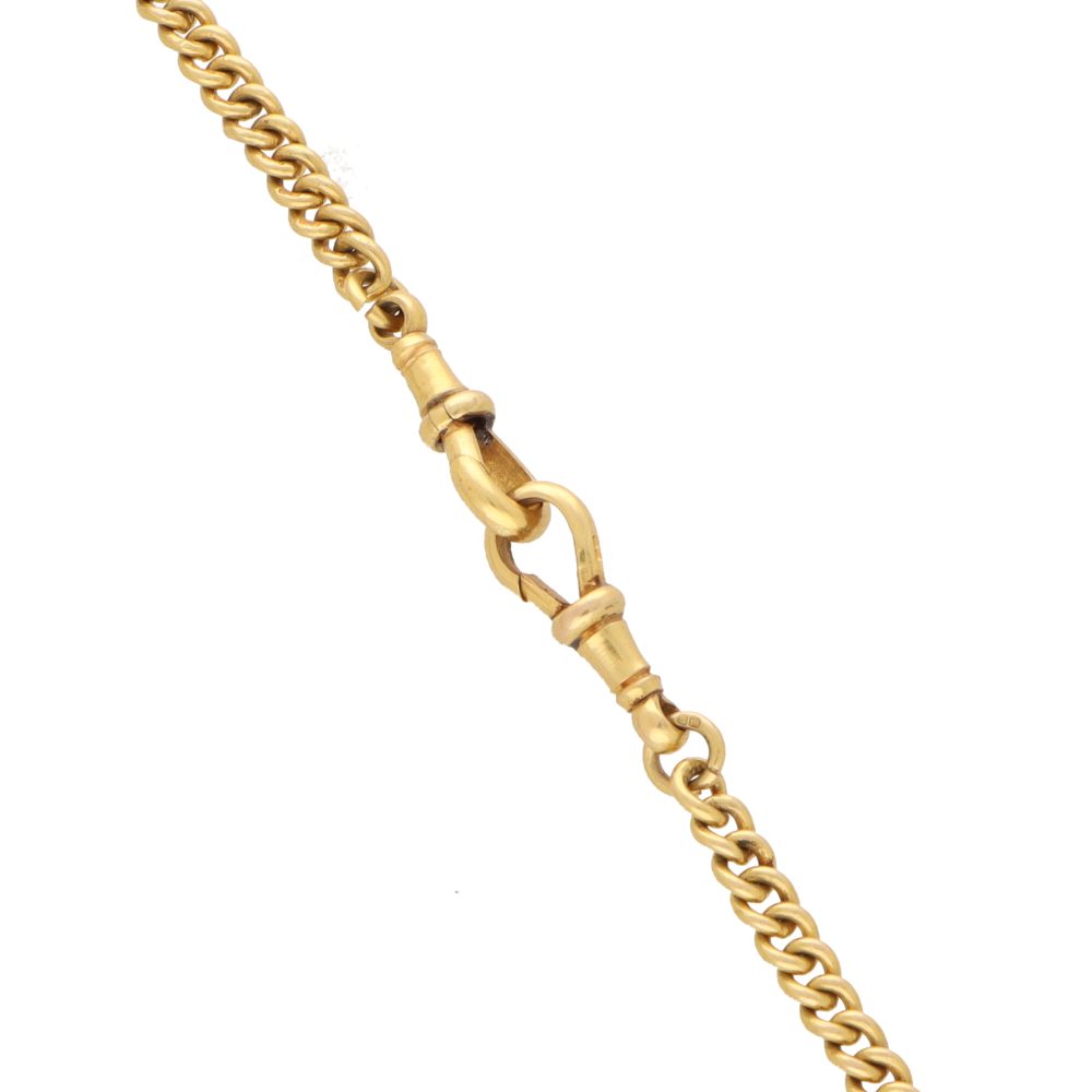 Vintage 18ct Yellow Gold Albert Chain
