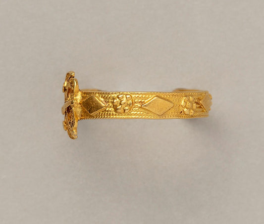 Georgian Gold Buckle Ring