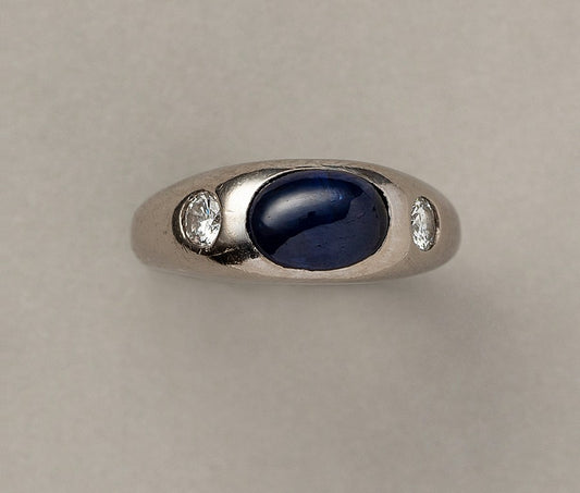 Cartier 18ct Gold Sapphire & Diamond Ring
