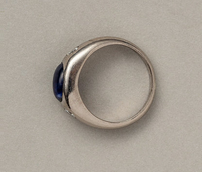 Cartier 18ct Gold Sapphire & Diamond Ring