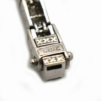 Linz Brothers Art Deco Diamond And Platinum Line Bracelet, Circa 1925